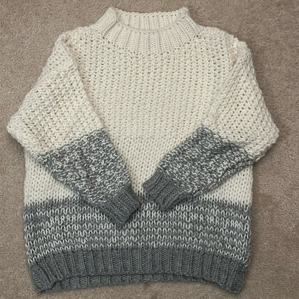 Knitted winter sweater